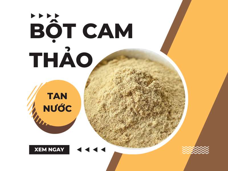 bột cam thảo tan nước